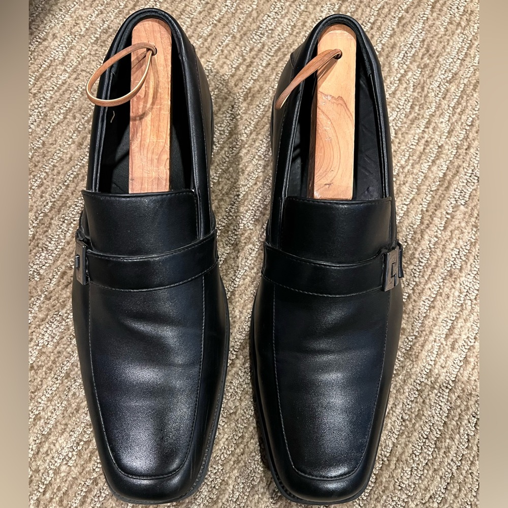 Perry Ellis Black leather shoes